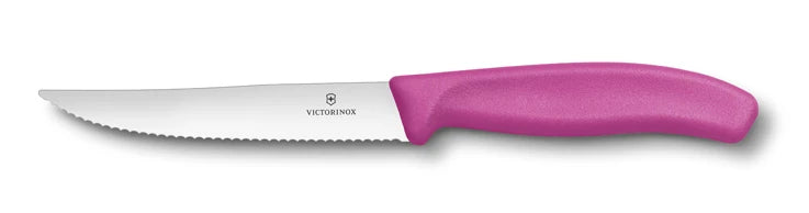 Victorinox Nôž na steak a pizzu Swiss Classic, ružová