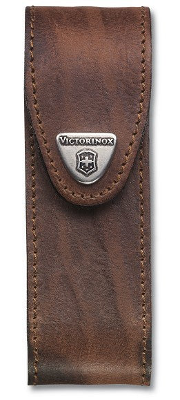 Victorinox Lederetui - lang braun bis 111mm