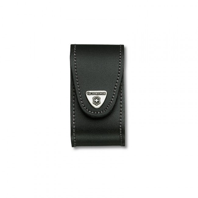 Victorinox púzdro kožené - široké čierne do 91mm