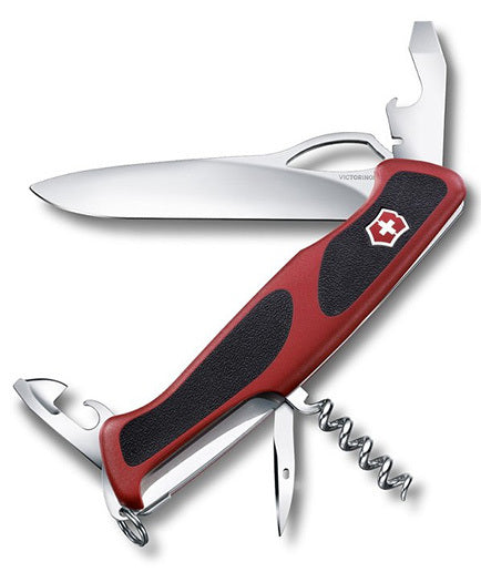 Victorinox RangerGrip 61 multifunkčný nôž 130 mm, červeno-čierna, 11 funkcií