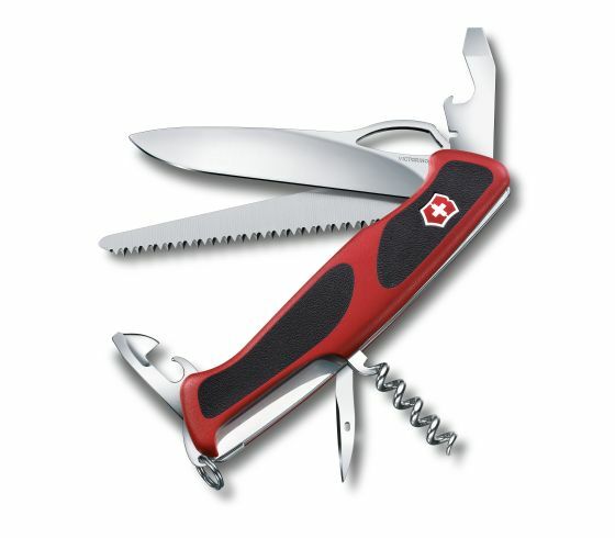 Victorinox RangerGrip 79 multifunkčný nôž 130 mm, červeno-čierna, 12 funkcií, blister