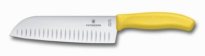 Victorinox Santoku nôž Swiss Classic, žltá