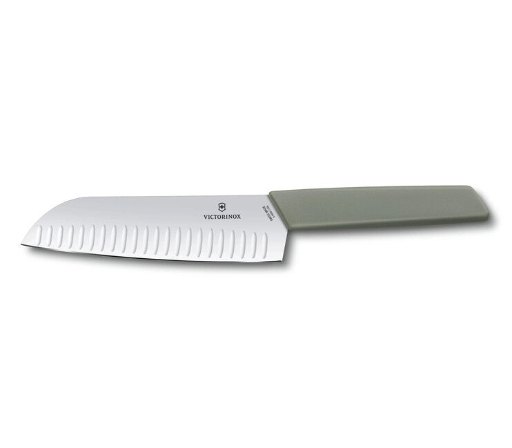 Victorinox Santoku nôž Swiss Modern , olivová zelená