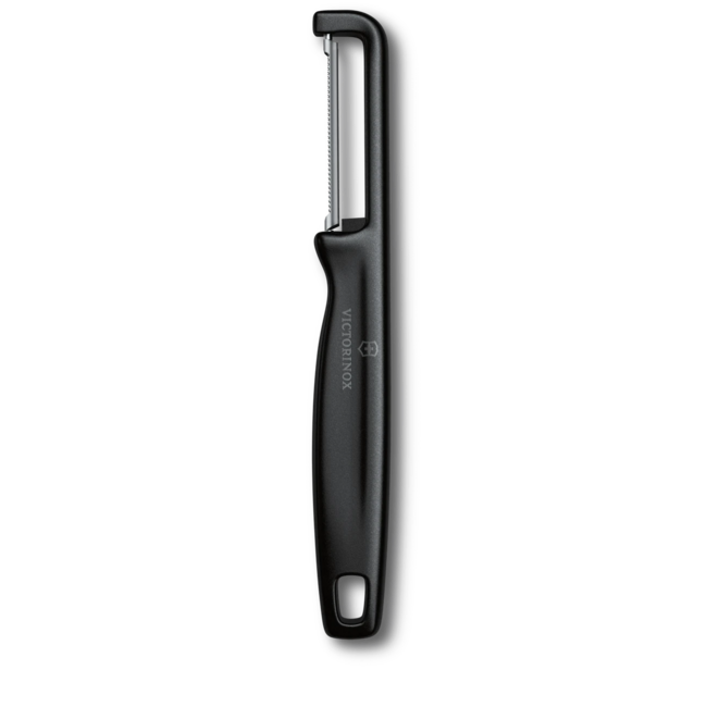 Victorinox škrabka so zúbkovanou čepeľou Iota Peeler, čierna
