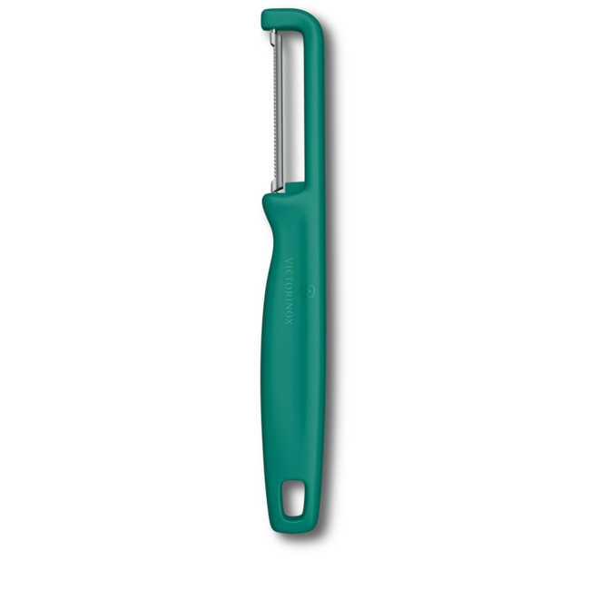 Victorinox škrabka so zúbkovanou čepeľou Iota Peeler, zelená