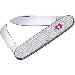 Victorinox Swiss Army 2 multifunkčný nôž 93 mm, strieborná, vrúbkovaná rukoväť, 2 funkcie