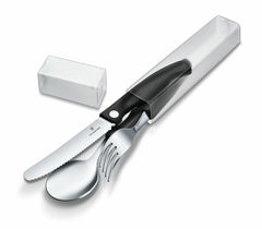 Victorinox Swiss Classic Besteckset 3-teilig, schwarz