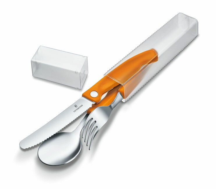Victorinox Swiss Classic Besteckset 3-teilig, orange
