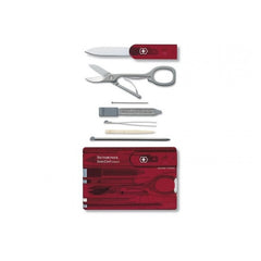 Victorinox SwissCard Πολυλειτουργική Κάρτα 10 σε 1, κόκκινο