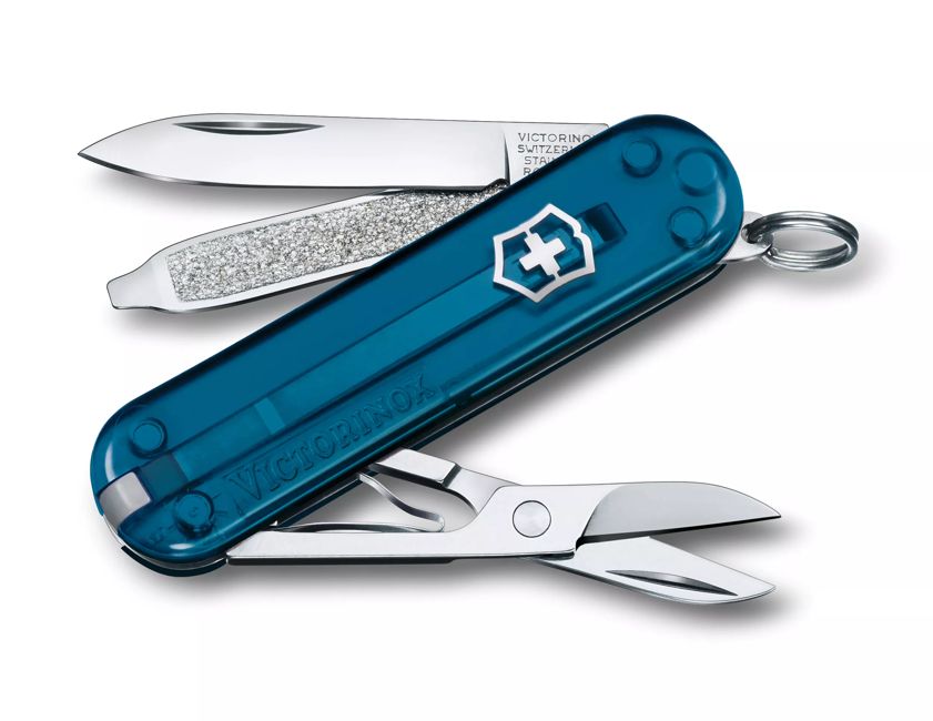 Victorinox Vreckový nôž Classic SD Transparent, sky blue