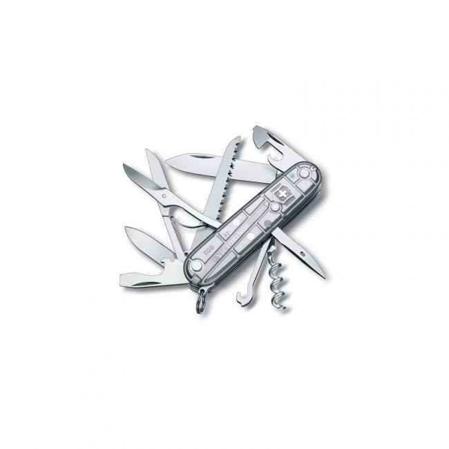 Victorinox vreckový nôž transparentný 91mm Huntsman SilverTech