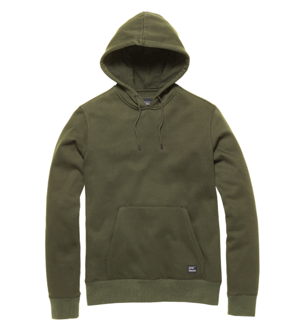 Vintage Indrustries Derby hoodie, bright olive