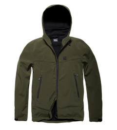 Vintage Industries Alford Softshelljacke, dark olive