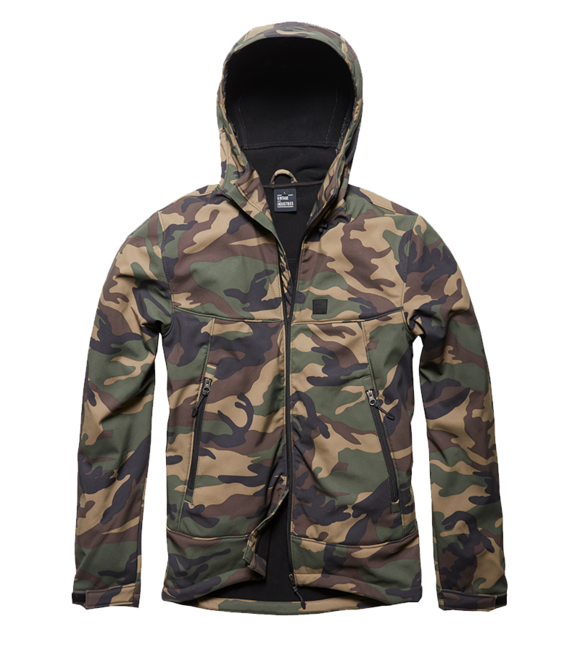 Vintage Industries Alford Softshelljacke, woodland