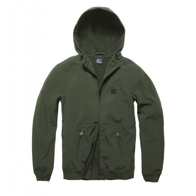 Vintage Industries bunda Ashore softshell, olivová