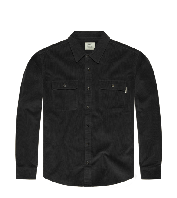 Vintage Industries Brix Hemd, schwarz