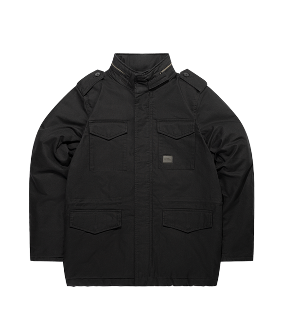 Vintage Industries Orton M65 Jacke, schwarz