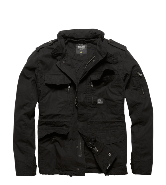 Vintage Industries Cranford jacke, schwarz