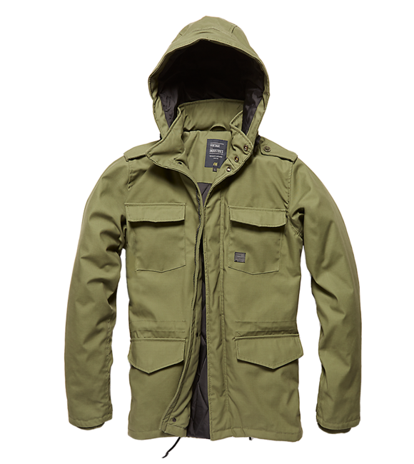 Vintage Industries Darren Parka olivgrün