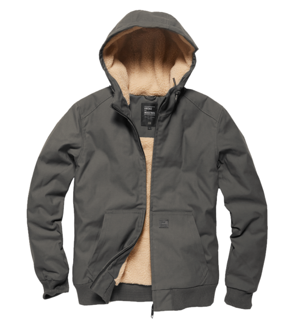 Vintage Industries Datton winterjacke, grau