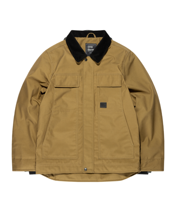 Vintage Industries Elliston Jacke, dunkles Tan