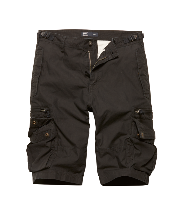 Vintage Industries Gandor Kurze Hose, Schwarz