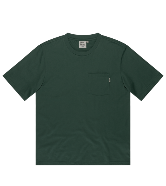 Vintage Industries Gray Pocket-T-shirt, grau-grün