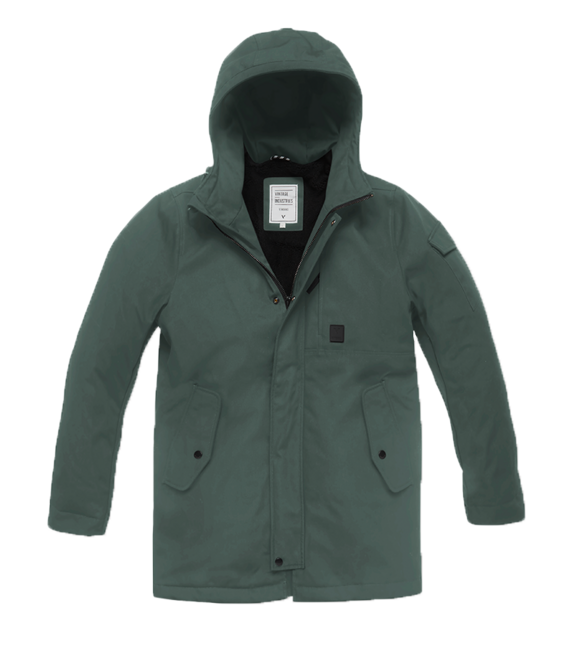 Vintage Industries Gus Parka, steingrau
