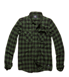 Vintage Industries Harley πουκάμισο, Green check