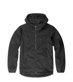 Vintage Industries Jedd Softshelljacke, schwarz