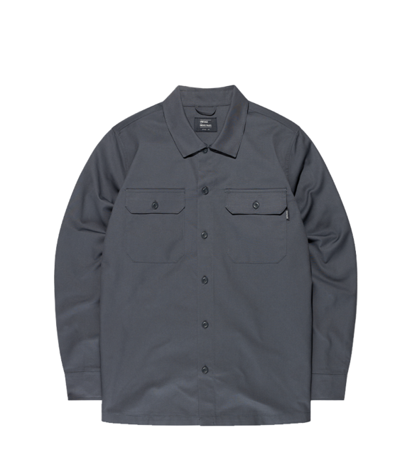 Vintage Industries Harris Hemd, mid grey