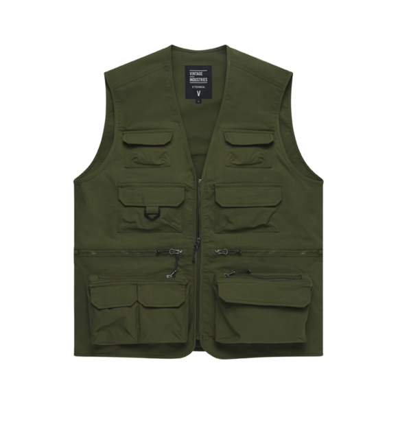 Vintage Industries Legend Angelweste, salbei
