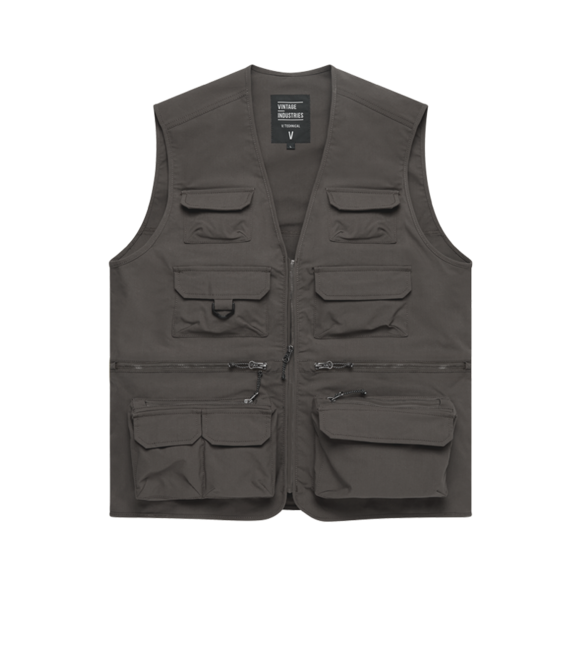 Vintage Industries Legend Anglerweste, taupe