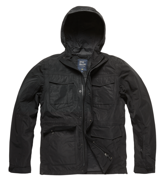 Vintage Industries Levin Jacke, schwarz