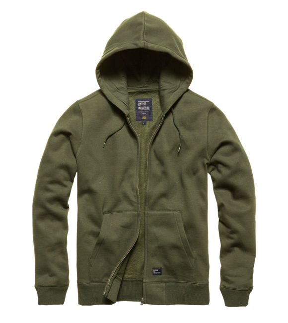 Vintage Industries Redstone hoodie, bright olive
