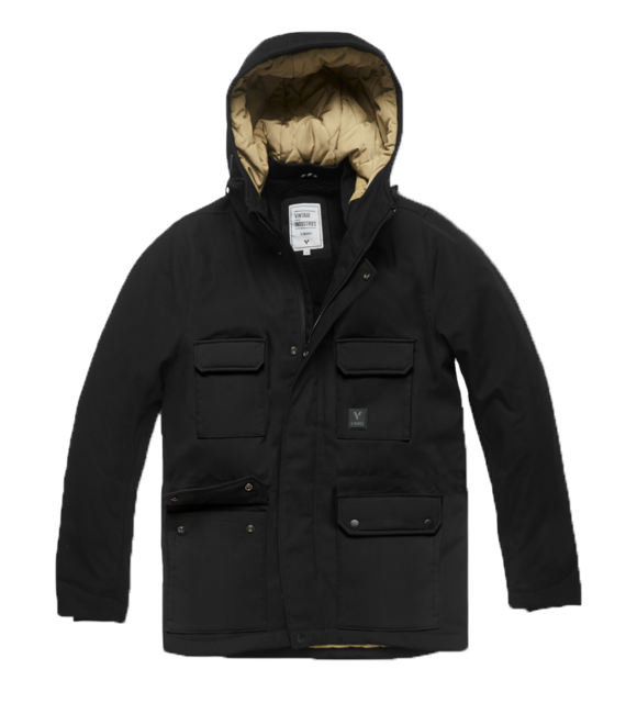 Vintage Industries Miles Jacke, schwarz