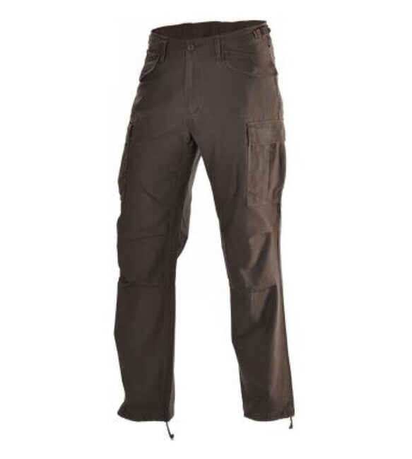 Vintage Industries M65 Hose schwer satiniert, peat