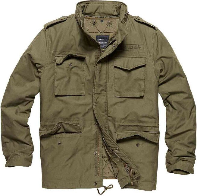 Vintage Industries Parka Verschließer, oliv