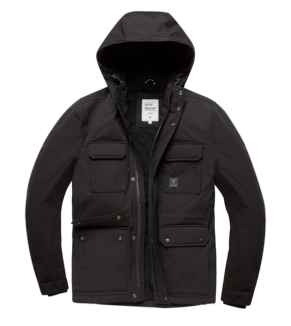 Vintage Industries Winston Parka, schwarz