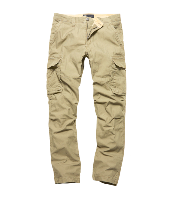 Vintage Industries Reef-Hose, dunkel khaki