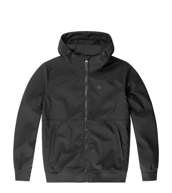 Vintage Industries Riggs Softshell-Jacke, schwarz