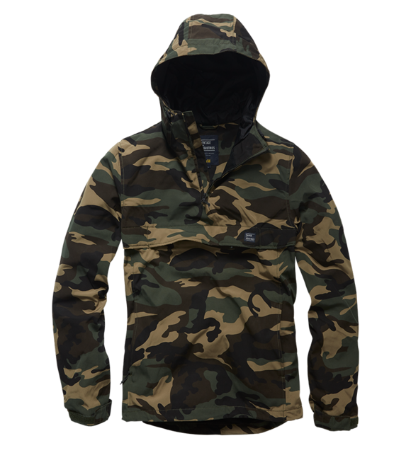 Vintage Industries Shooter Anorak Übergangsjacke, woodland camo