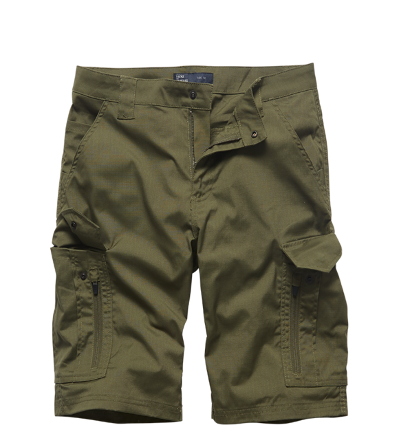Vintage Industries Lager Technische Kurze Hose Olive