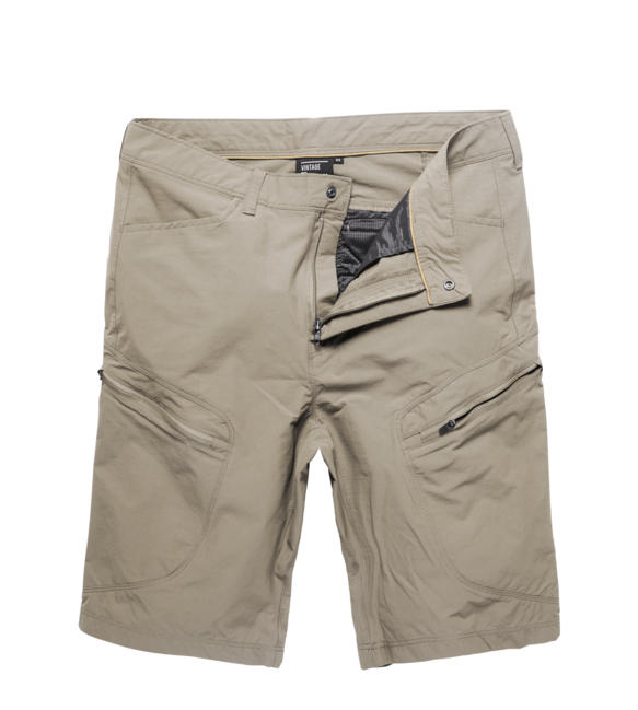 Vintage Industries Trussley technische kurze Hose, beige