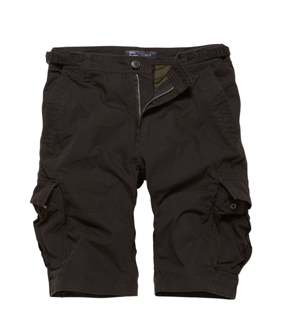 Vintage Industries Terrance kurze Hose, schwarz