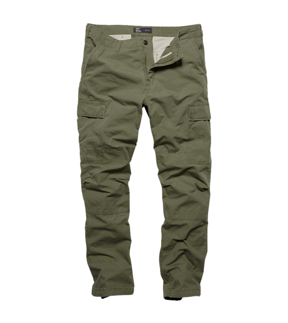 Vintage Industries Tyrone BDU-Hose, olivgrün