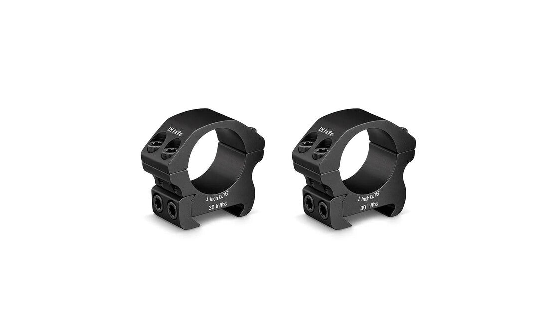 VorTex Optics Pro Series 1 montageringe low - 0.75"