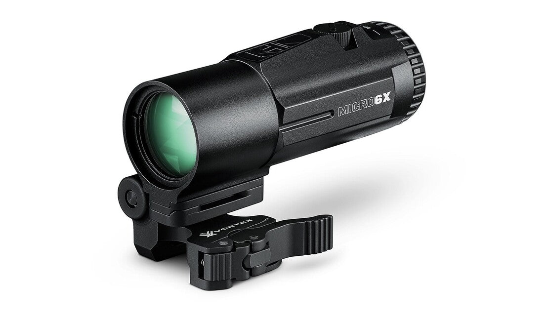 VorTex Optics Micro 6X Magnifier Vergrößerungsmodul vor dem Kollimator