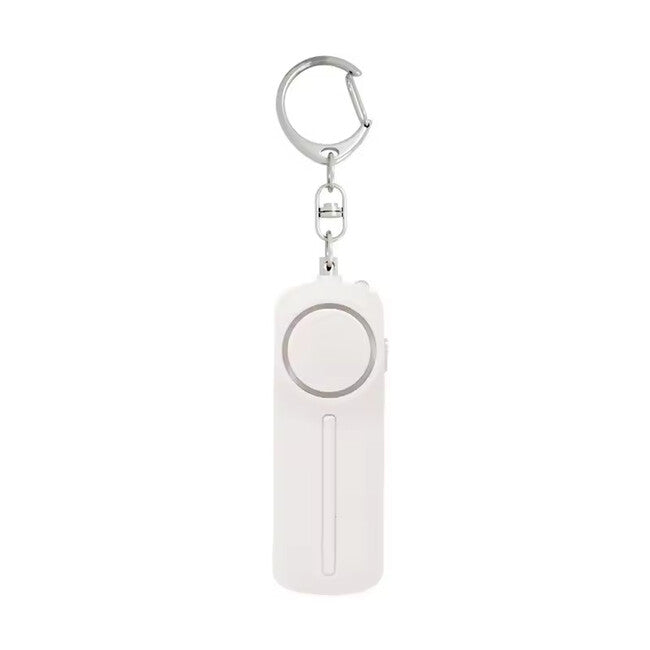 W&G SHIELD SOS Personenalarm mit LED-Licht und Abzugskette, weiß