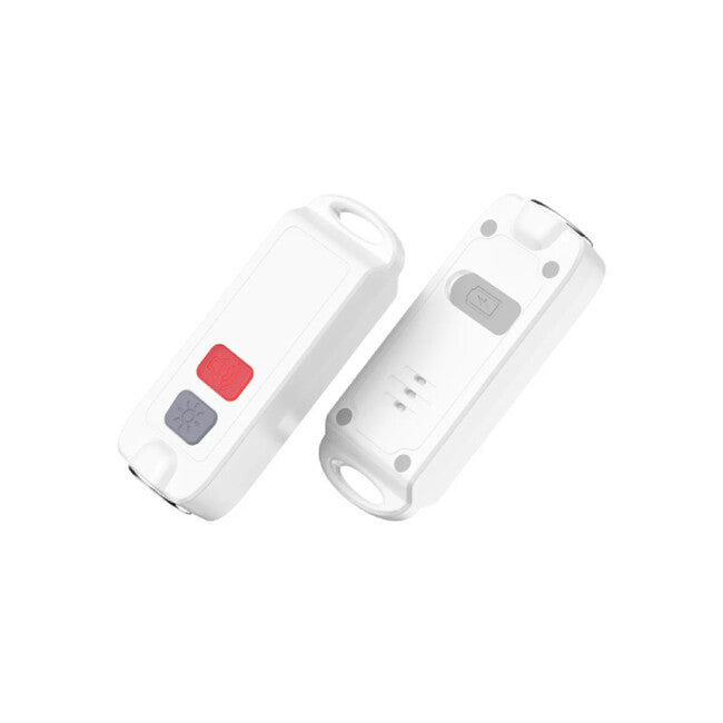 W&G SHIELD SOS Personenalarm mit LED-Licht und Auslösetaste, weiß